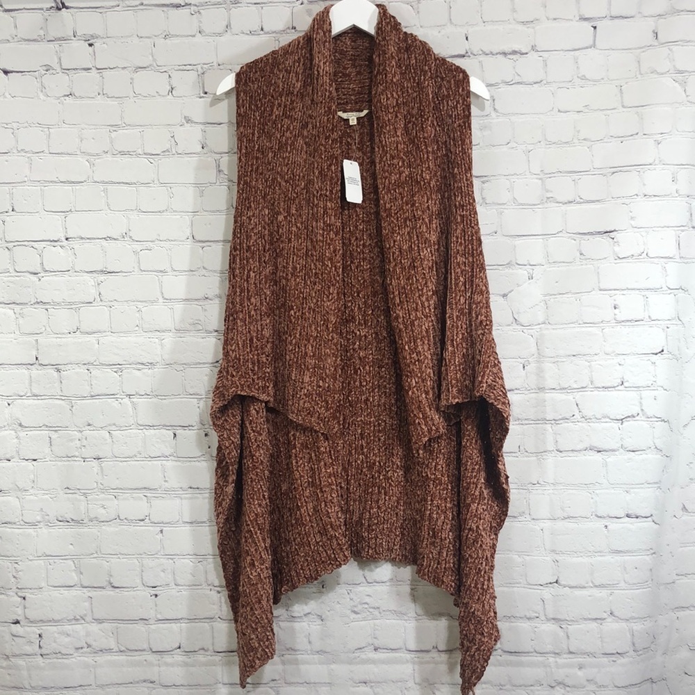 NWT Krazy Kat vest assymetric
